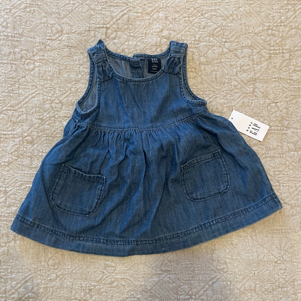 NWT Baby Gap denim dress